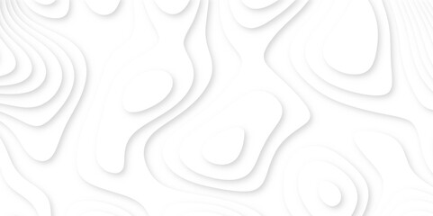 Vector abstract white paper cut banner. White waves decorative papercut design. Luxury paper cut background, Abstract decoration, white pattern, halftone gradients, 3d Vector illustration,