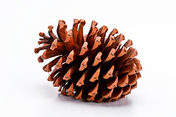 Pinecone Isolated on a White Background