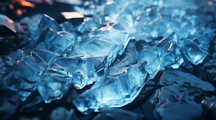 Cracked ice texture.