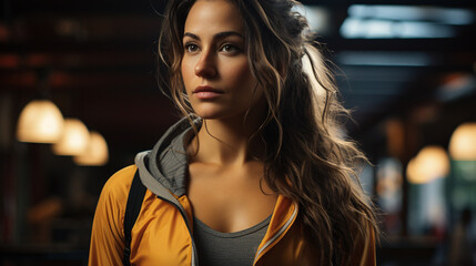 Fototapeta premium Athlete woman.