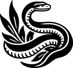 Obraz premium Olive Sea Snake icon 3