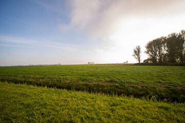 Agricultural fields near Blije, the Netherlands