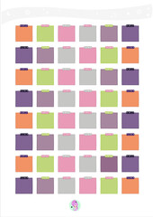 Digital post its, Digital stickers, Printable posts its