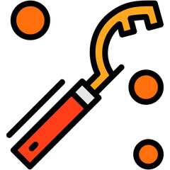 Fire Hose Connector Wrench Icon