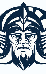 warrior silhouette vector