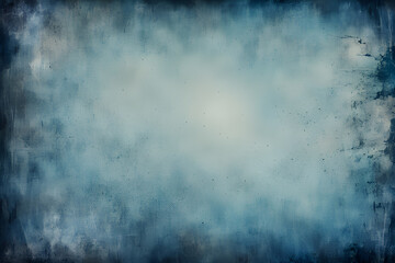 Obraz premium Abstract bright rich dark blue vintage background with scratches and damages