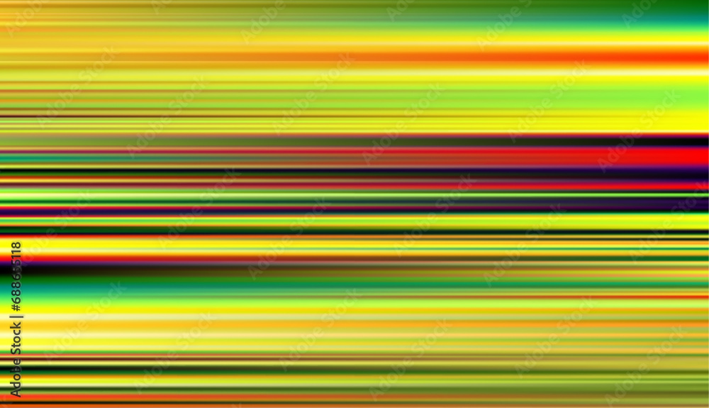 Poster Abstract defocused horizontal background with horizontal smooth blurred lines. Vector texture