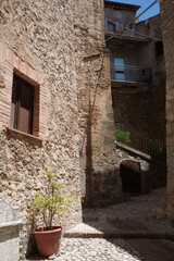 Fototapeta na wymiar Petrella Salto, old village in Rieti province