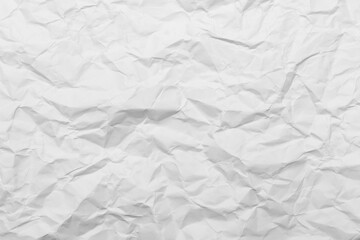 White Paper Texture background. Crumpled white paper abstract shape background with space paper recycle for text