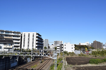 Panorama view of Machida / Sagamihara, Japan