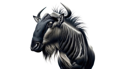 Obraz na płótnie Canvas Wildebeest Portrait