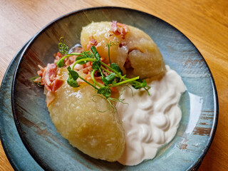 Dish of Lithuanian cuisine, Ceppelins - Zeppelins © DBA