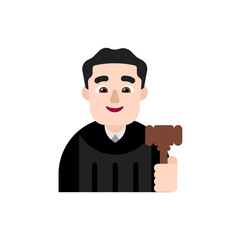 Man Judge: Light Skin Tone