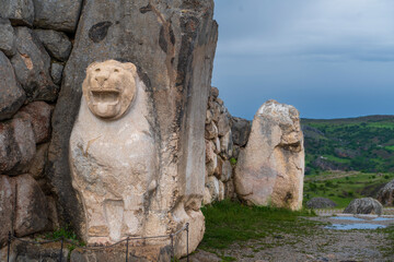 The ancient city of Hattusa located within the borders of Corum province the capital of the Hittite...