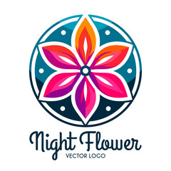 Obraz premium Flower Travel Beauty Stars Logo