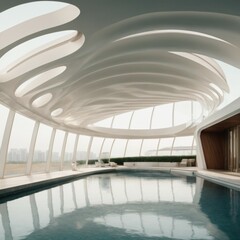 Obraz premium luxury swimming pool