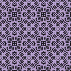 Fototapeta premium Abstract geometric textile floral pattern background, luxury pattern, stylish vector texture