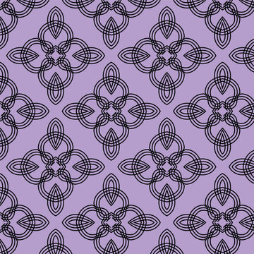 Abstract geometric textile floral pattern background, luxury pattern, stylish vector texture