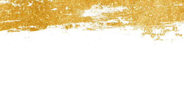 gold grunge on transparent background