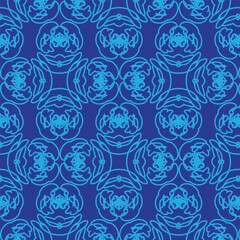 Abstract geometric textile floral pattern background, luxury pattern, stylish vector texture