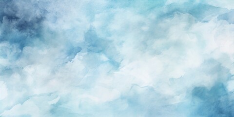 Fototapeta premium abstract painting of blue sky with clouds