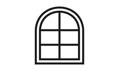 Window Logo Template Vector