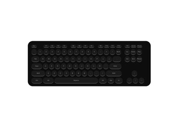 keyboard isolated on white background