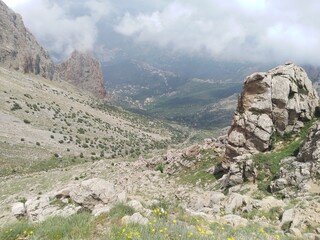 landscape in the mountains