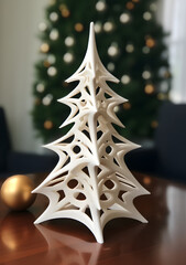 3d printed minimalist Christmas tree