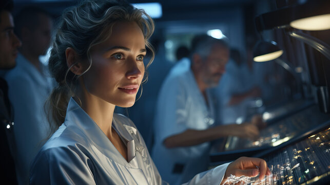 Healthcare Professional, Compassionate and Competent, Attending to Patients with Empathy and Expertise in a Modern Medical Facility