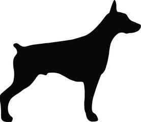 dog silhouette vector