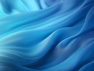Fototapeta premium Blue abstract fabric background. Fabric with folds. High-resolution