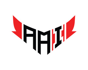 AAI letter logo design.