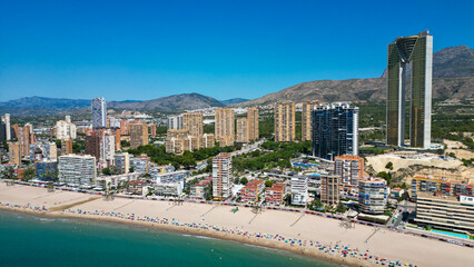 Benidorm is one of the most famous tourist resorts in Alicante Costa Blanca.