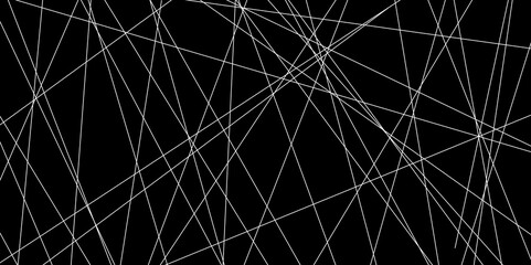 Abstract line background. abstract white lines with black background creative and geometric shape with black luxury pattern and paper texture design in illustration with white line background.