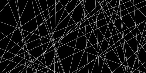 Abstract line background. abstract white lines with black background creative and geometric shape with black luxury pattern and paper texture design in illustration with white line background.