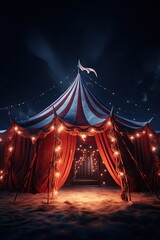 Circus tent background