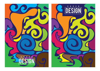 Abstract nature background of vector colour full for fabric, poster, name card, postcard, textile, wall paper, art print, packaging, brochure, banner, label, fashion, Vector illustration