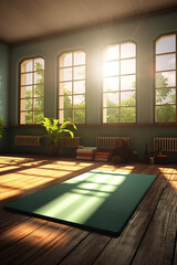 Zen Studio Retreat: Embracing Tranquility in Natural Light