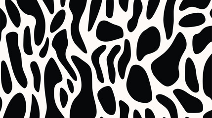 Wild animal skin abstract vector illustration fur pattern background - obrazy, fototapety, plakaty