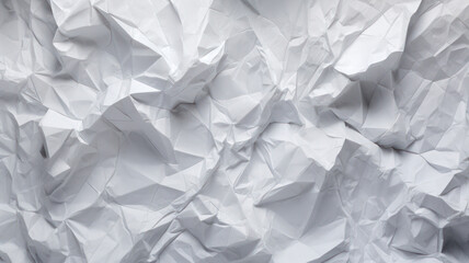 Obraz premium White paper with crumpled effect