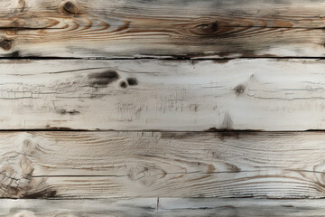 Naklejka premium Blank Grungy Driftwood Surface with Woodgrain Texture, AI generated