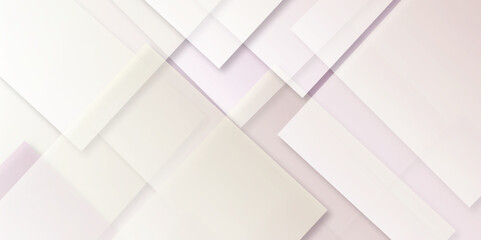 Modern minimal geometric white light background abstract design. Abstract geometric white and purple color background. Vector illustration. Modern background used about technology ,presentation design