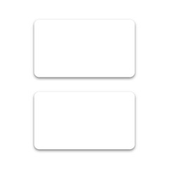 Blank business card template mockup image