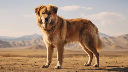 Central Asian Shepherd Dog (AKA Alabay, Alabai, Boribasar, Tobet, Chuponi, Volkodav), AI Generated - 688681181