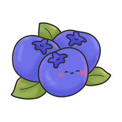 Blueberry cartoon