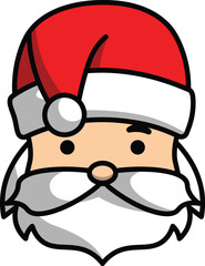 vector cartoon santa claus christmas greeting for christmas celebration