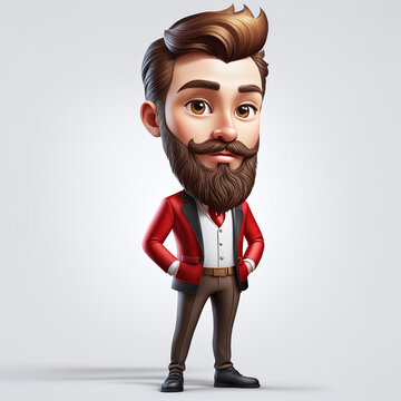 Male avatar with beard