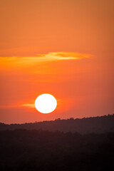 African Sunrise stock picture