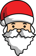 vector cartoon santa claus christmas greeting for christmas celebration